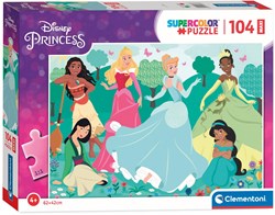 Clementoni puzzle Disney Princess 104 pezzi - Maxi puzzle bambini