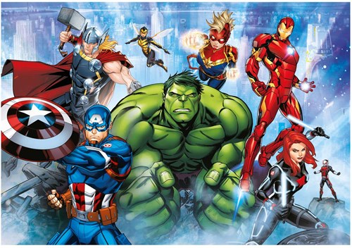 Clementoni puzzle Marvel Avengers 180 pezzi cartone colorato bambini-2