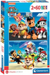 Clementoni puzzle Paw Patrol - 2x60 pezzi - puzzle bambini cartone