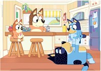Clementoni Bluey puzzle 104 pezzi cartone per bambini-2