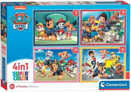 Clementoni Paw Patrol Puzzel 4 In 1