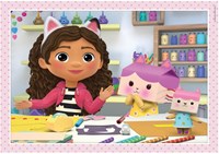 Clementoni puzzle Gabby's Dollhouse 4 in 1 puzzle in cartone per bambini-3