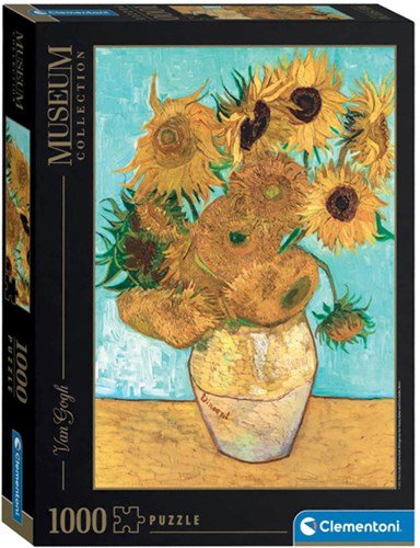 Clementoni puzzle arte Van Gogh girasoli 1000 pezzi museo