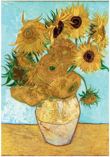 Clementoni puzzle arte Van Gogh girasoli 1000 pezzi museo-2