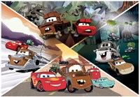 Clementoni puzzle - Disney Cars On The Road - 104 pezzi - Maxi puzzle in cartone per bambini-2