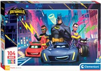 Clementoni puzzle - 104 pezzi - Maxi Batwheels - Giocattolo cartoon