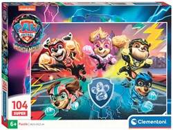 Clementoni puzzle Paw Patrol The Mighty Movie - 104 pezzi cartone