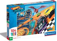 Clementoni Hot Wheels puzzle - 104 pezzi - puzzle colorato per bambini
