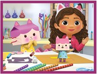 Clementoni puzzle a cubi Gabby's Dollhouse - 12 cubi - Puzzle cartone animato-2