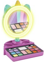 Clementoni Crazy Chic - Specchio trucco per bambini con luce e spazio portaoggetti