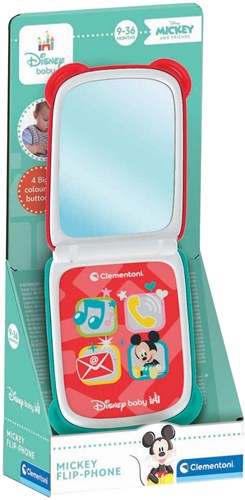 Clementoni Baby Disney Mickey Mouse Telefoon Inklapbaar