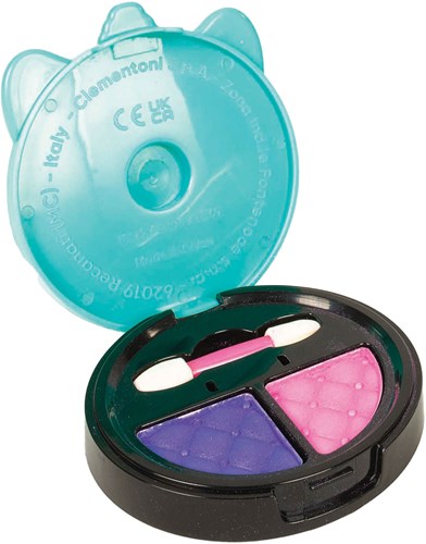 Clementoni Crazy Chic ombretto set trucco donut viola/blu per bambini-2