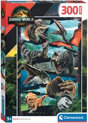 Clementoni puzzle Jurassic World 300 pezzi - puzzle bambini dinosauro