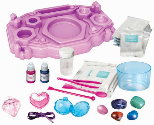 Clementoni giocattolo scientifico Crystal Jewels Lab kit esperimenti bambini-3