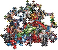 Clementoni puzzle Marvel 1000 pezzi - Impossible Avengers rompicapo-3