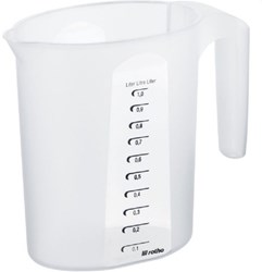 Rotho misurino TOPLINE 1 litro trasparente plastica cucina