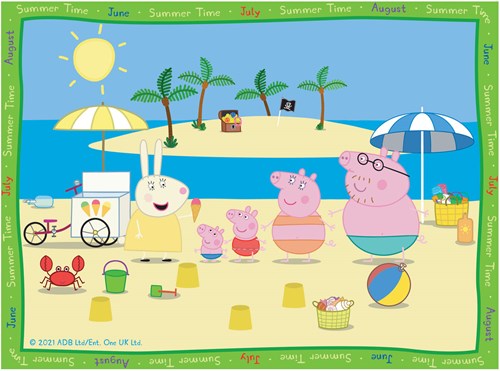 Ravensburger Peppa Pig puzzle - 4 stagioni puzzle bambini 4-in-1 cartone-3