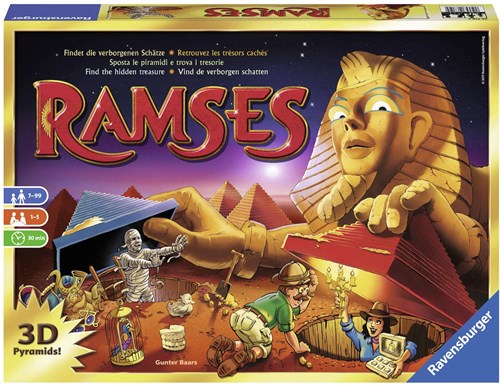 Ravensburger Ramses - gioco da tavolo famiglia piramidi tesori