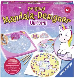 Ravensburger Mandala Designer Unicorn - Set creativo per disegnare per bambini