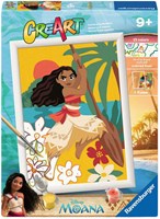 Ravensburger dipingi con i numeri - Set avventura CreArt Vaiana