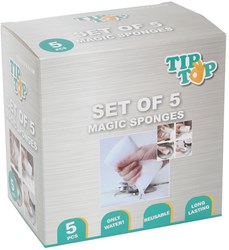 Spugne magiche bianche 5 pezzi per la pulizia domestica