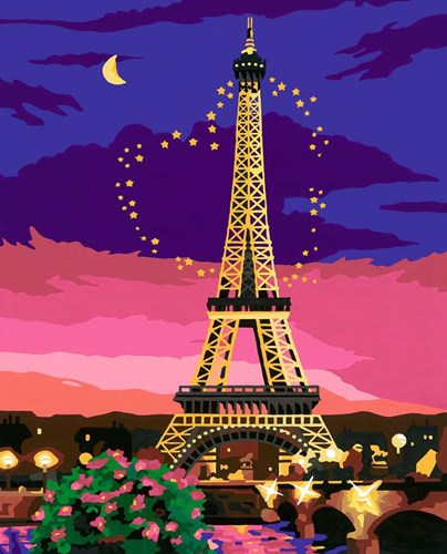 Ravensburger dipingi con i numeri City of Love kit pittura adulti-2