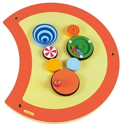Beleduc gioco da parete bruco tavola girevole in legno educativo