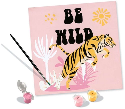 Dipingere con i numeri Be Wild kit creativo per adulti-3