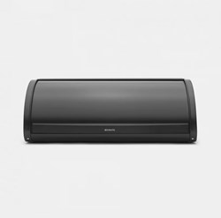Brabantia contenitore pane - porta pane con coperchio scorrevole nero opaco