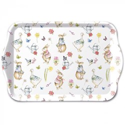 Ambiente vassoio melamina decorazione pasquale Easter garden 13x21cm