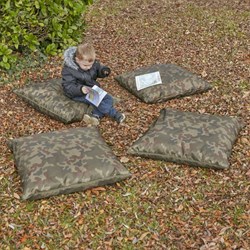 Cosy grandi cuscini mimetici da esterno - set di 4 cuscini impermeabili