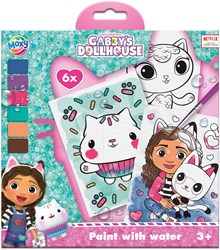 Bambolino Toys dipingere con l'acqua Gabby's Dollhouse divertimento creativo