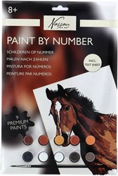 Dipingere con i numeri cavallo kit creativo di pittura per bambini