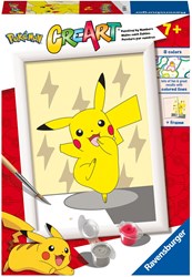 Ravensburger dipingere con i numeri Pokémon Pikachu Pose - gioco creativo