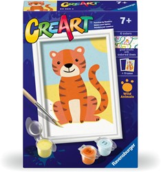 Ravensburger dipingi con i numeri CreArt kit pittura tigre bambini