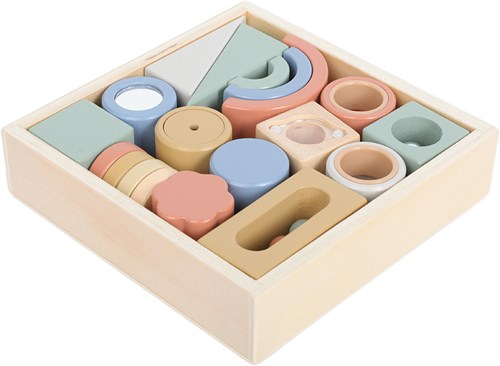 Atan blocchi attività in legno - blocchi da costruzione colorati-2