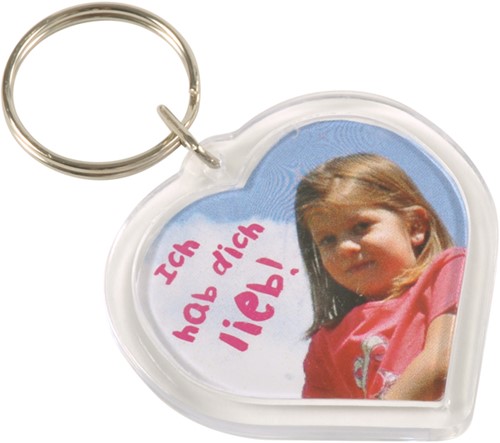 Key ring acryl heart