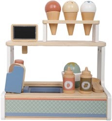 Atan Set di gelati in legno