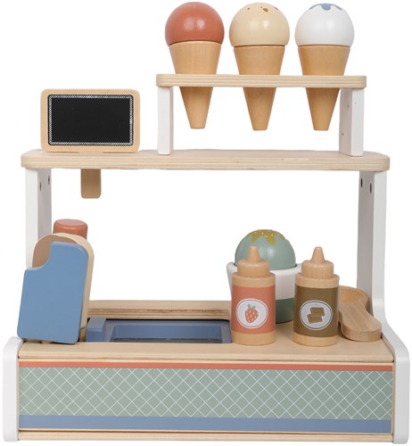 Atan Set di gelati in legno