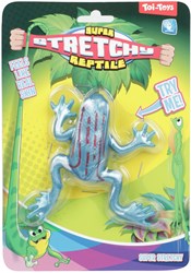 Toi-Toys rana o lucertola allungabile giocattolo colori metallici