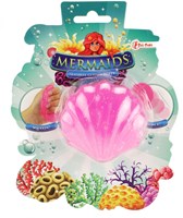 Toi-Toys conchiglia anti-stress rimbalzante putty glitter rosa giocattolo