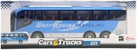 Toi-Toys autobus giocattolo blu frizione 32cm - Cars & Trucks bus-2