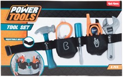 Toi-Toys cintura portautensili giocattolo con set Power Tools 6 pezzi