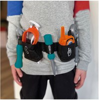 Toi-Toys cintura portautensili giocattolo con set Power Tools 6 pezzi-3