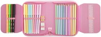 Astuccio collezione cavalli - set cancelleria 28 pezzi per bambini-2