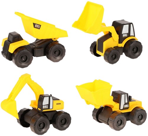 Toi-Toys set veicoli da costruzione giocattolo - 4 pezzi - veicoli-2