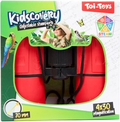 Kidscovery binocolo giocattolo messa a fuoco regolabile multicolore