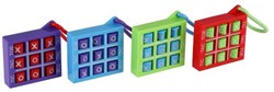 Toi-Toys portachiavi gioco Tic Tac Toe - gioco da viaggio compatto per bambini