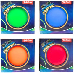 Toi-Toys palla antistress neon giocattolo 10cm palla colorata