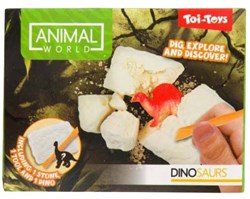 Toi-Toys set di scavo dinosauro giocattolo per bambini - scopri i fossili